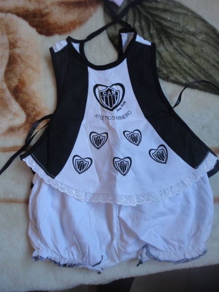 Conjunto De Camiseta E Short - Clube Atlético Mineiro
